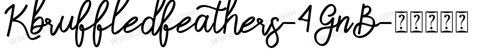 Kbruffledfeathers-4GnB字体转换