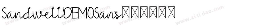 SandwellDEMOSans字体转换