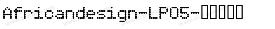 Africandesign-LPO5字体转换