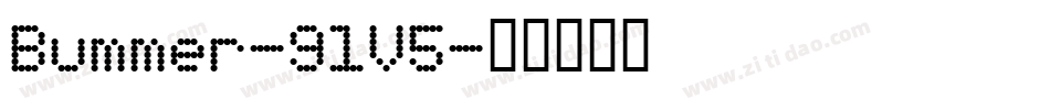 Bummer-9lV5字体转换