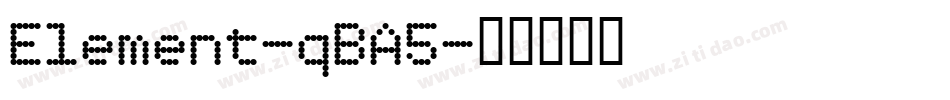 Element-qBA5字体转换