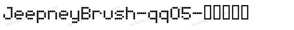 JeepneyBrush-qqO5字体转换
