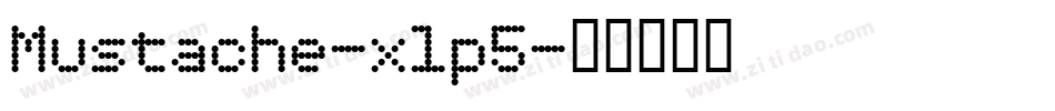 Mustache-xlp5字体转换