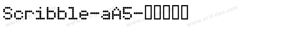 Scribble-aA5字体转换