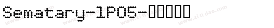 Sematary-lPO5字体转换
