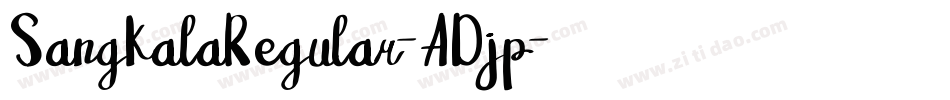 SangkalaRegular-ADjp字体转换