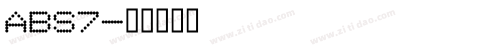 ABS7字体转换