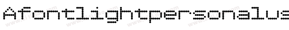 Afontlightpersonaluse-9ro7字体转换