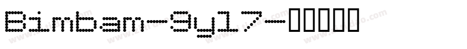 Bimbam-9yl7字体转换