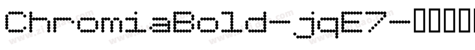ChromiaBold-jqE7字体转换