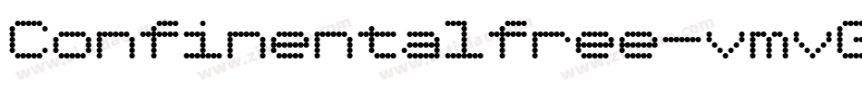 Confinentalfree-vmvG7字体转换