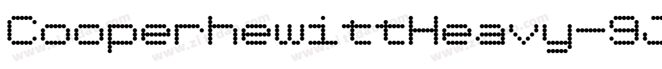 CooperhewittHeavy-9JA7字体转换