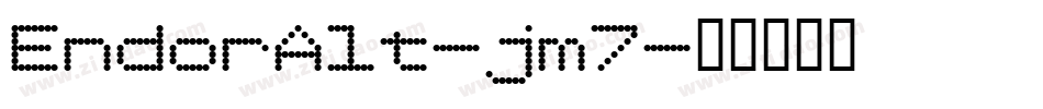 EndorAlt-jm7字体转换