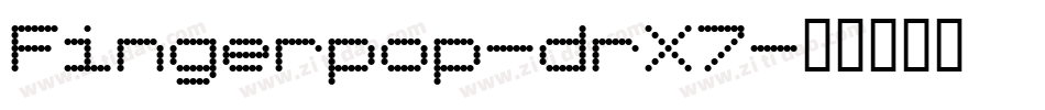 Fingerpop-drX7字体转换