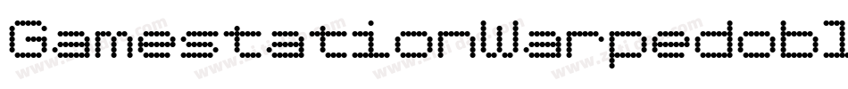 GamestationWarpedoblique-9xd7字体转换