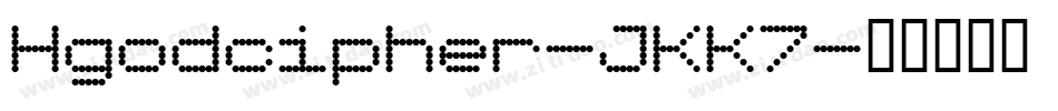Hgodcipher-JKK7字体转换