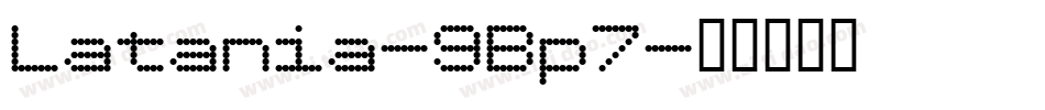 Latania-9Bp7字体转换