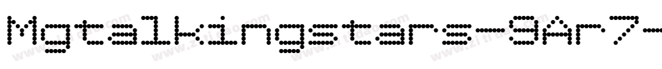 Mgtalkingstars-9Ar7字体转换