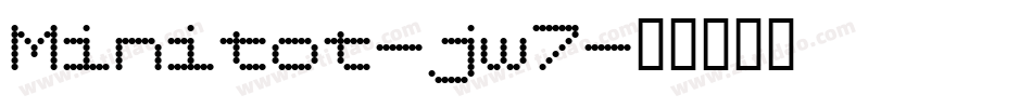 Minitot-jw7字体转换