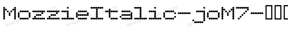 MozzieItalic-joM7字体转换