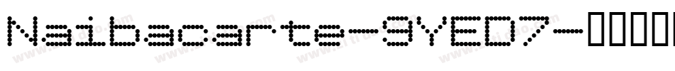 Naibacarte-9YED7字体转换