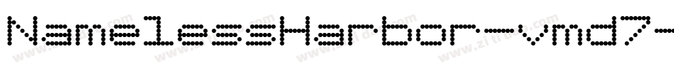 NamelessHarbor-vmd7字体转换