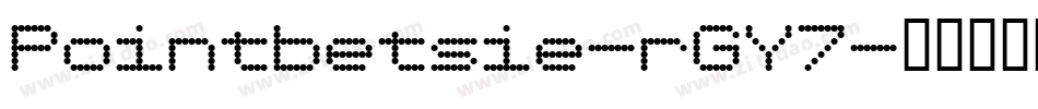 Pointbetsie-rGY7字体转换