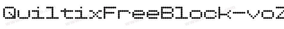 QuiltixFreeBlock-voZ7字体转换