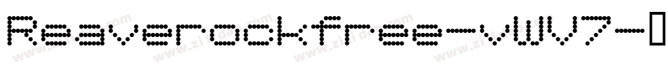 Reaverockfree-vWV7字体转换