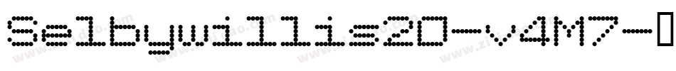 Selbywillis20-v4M7字体转换