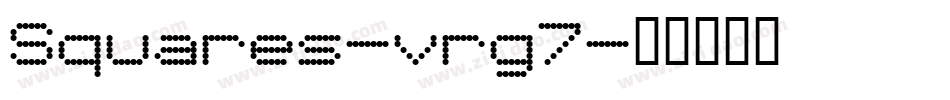 Squares-vrg7字体转换