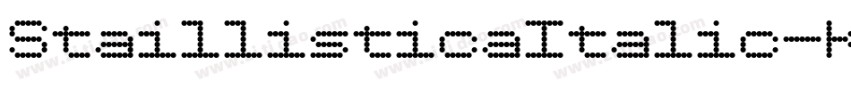 StaillisticaItalic-K7Jmy字体转换