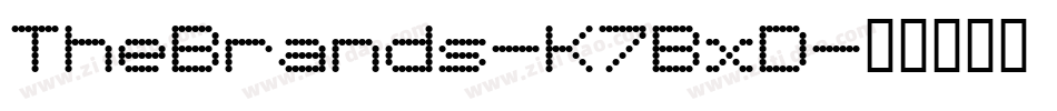 TheBrands-K7BxD字体转换