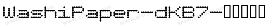 WashiPaper-dKB7字体转换