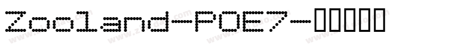 Zooland-POE7字体转换