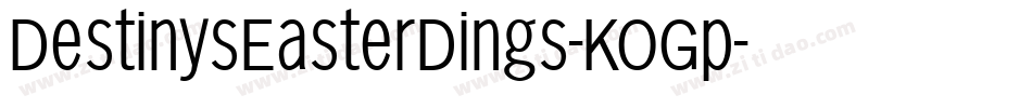 DestinysEasterDings-KOGp字体转换