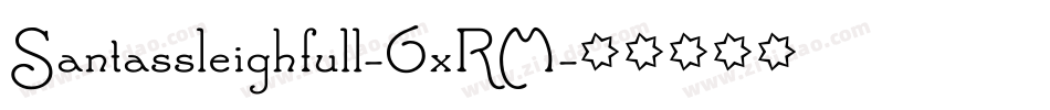 Santassleighfull-6xRM字体转换
