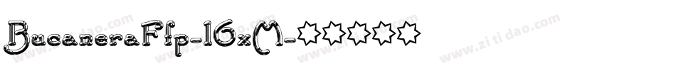 BucaneraFfp-16xM字体转换