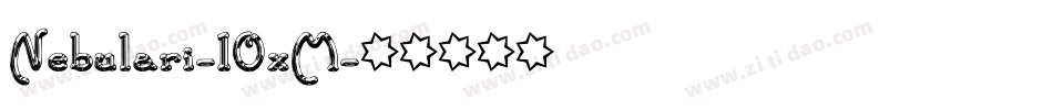 Nebulari-10xM字体转换