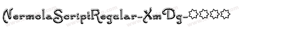 NermolaScriptRegular-XmDg字体转换