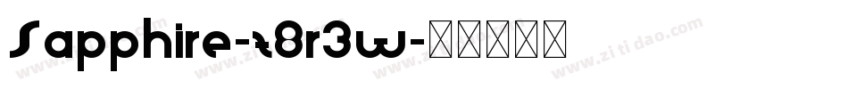 Sapphire-z8r3w字体转换