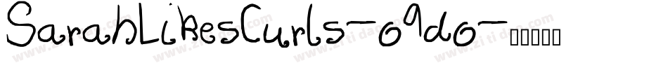 SarahLikesCurls-o9do字体转换