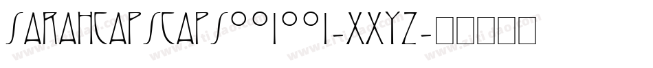 SarahcapsCaps001001-XXYZ字体转换 SarahcapsCaps001001-XXYZ字体转换