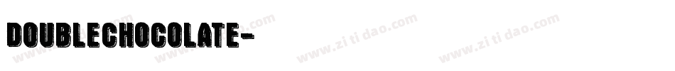 DoubleChocolate字体转换