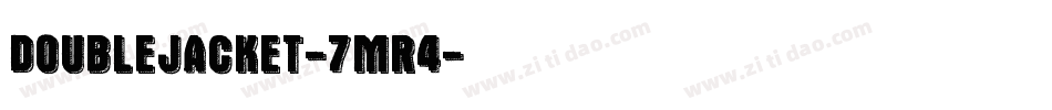 DoubleJacket-7MR4字体转换