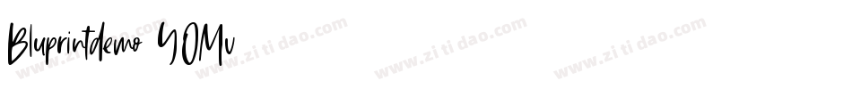 Bluprintdemo-YOMv字体转换