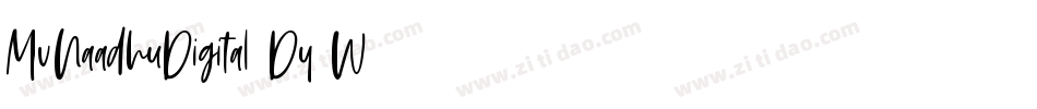 MvNaadhuDigital-Dy9W字体转换
