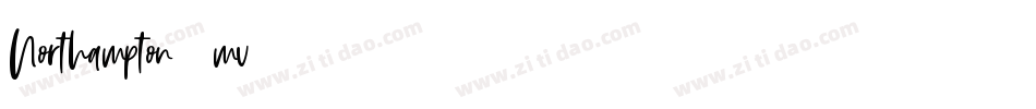 Northampton-10mv字体转换