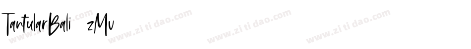 TantularBali-5zMv字体转换