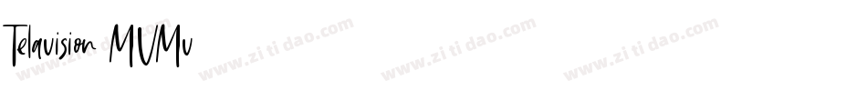 Telavision-MVMv字体转换
